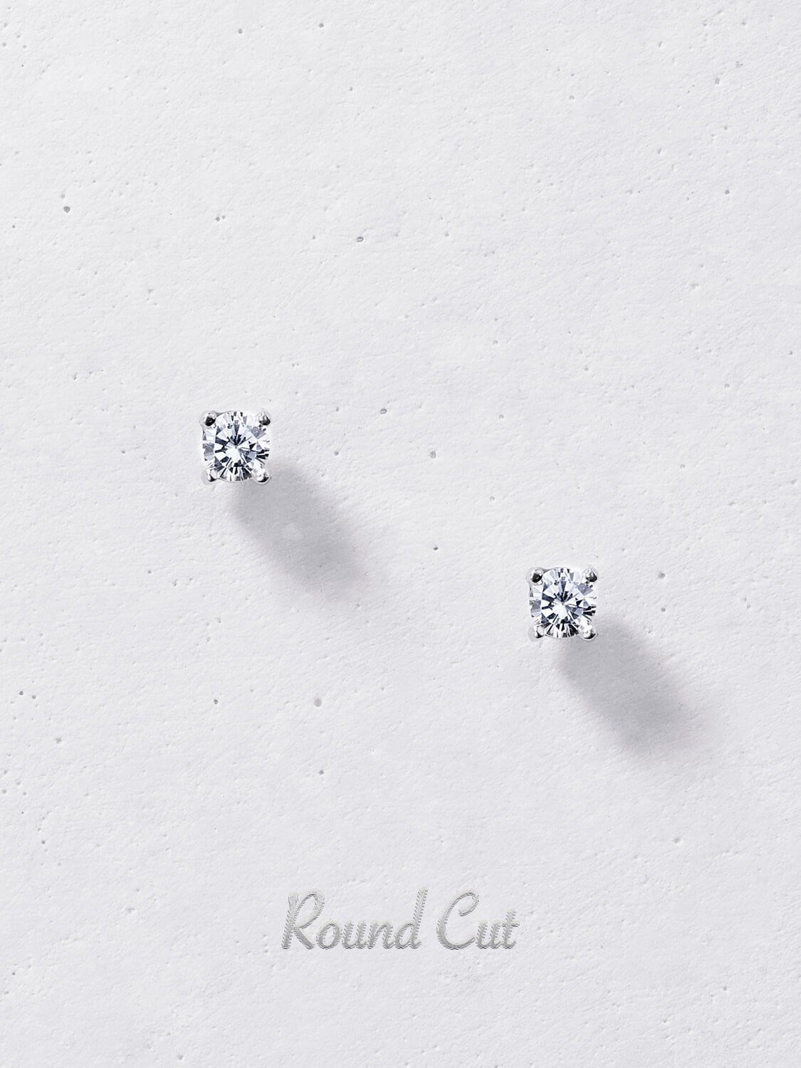Sterling Silver Stud Earrings, Diamond Earrings Set, Dainty Studs, Tiny Stud Earrings, Small Stud Earring Set, Earring Studs, Gift For Her LATUKI Round Cut Pair