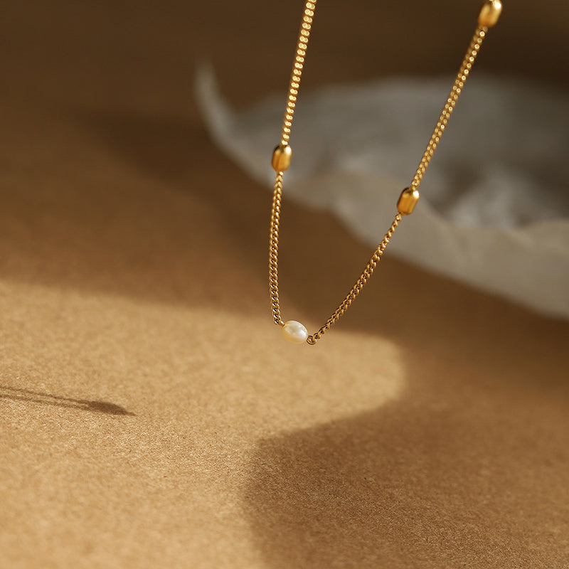 Dainty Pearl necklace, natural pearl necklace, Delicate necklace, Minimalist necklace, Gold plated Necklace, Dainty Jewelry, dainty single pearl necklace, dainty pearl drop necklace, simple pearl necklace dainty, freshwater pearl necklace, tiny pearl necklace