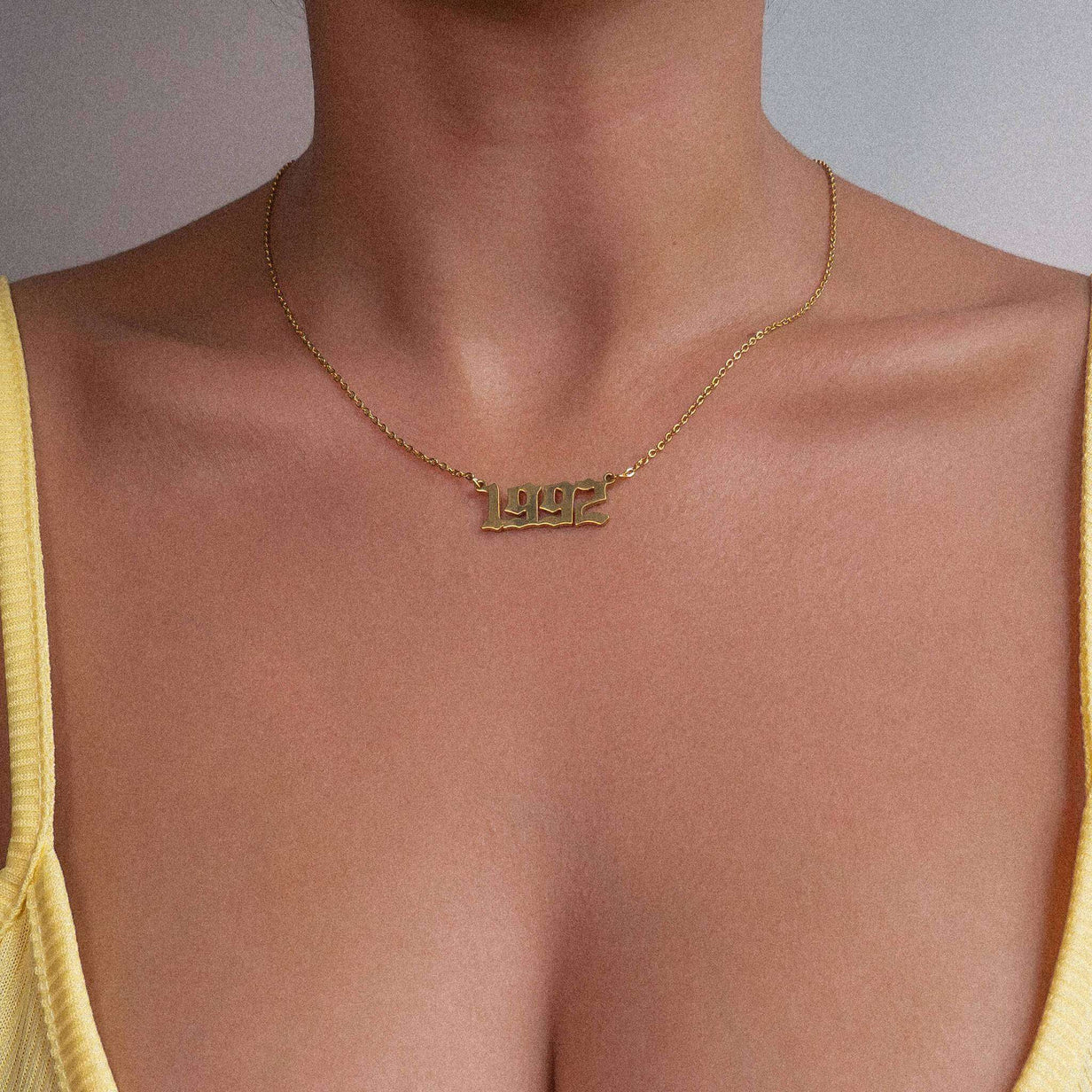 BIRTH YEAR NECKLACE