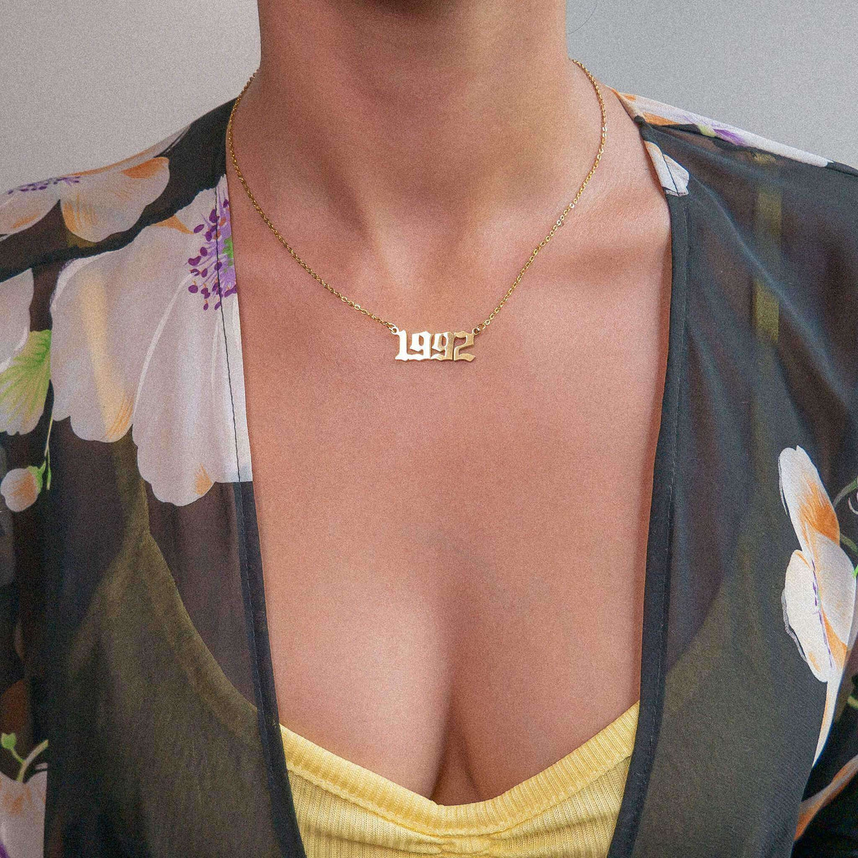 BIRTH YEAR NECKLACE