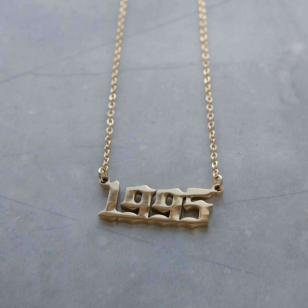 BIRTH YEAR NECKLACE