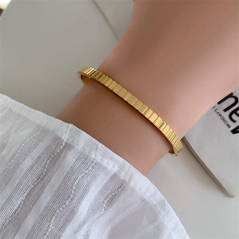 Link Chain Bracelet, 18k Gold Bracelet, Gold Chain Bracelet, Dainty Chain Bracelet, Stacking Bracelet, Gift For Her LATUKI 