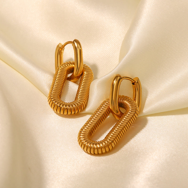  gold rush earrings-Gold Rush Chain Earrings-Gold rush jewellery- gold rush jewelry las vegas.