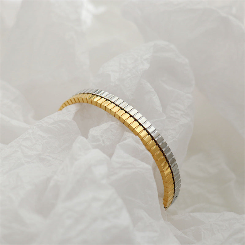 Link Chain Bracelet, 18k Gold Bracelet, Gold Chain Bracelet, Dainty Chain Bracelet, Stacking Bracelet, Gift For Her LATUKI 