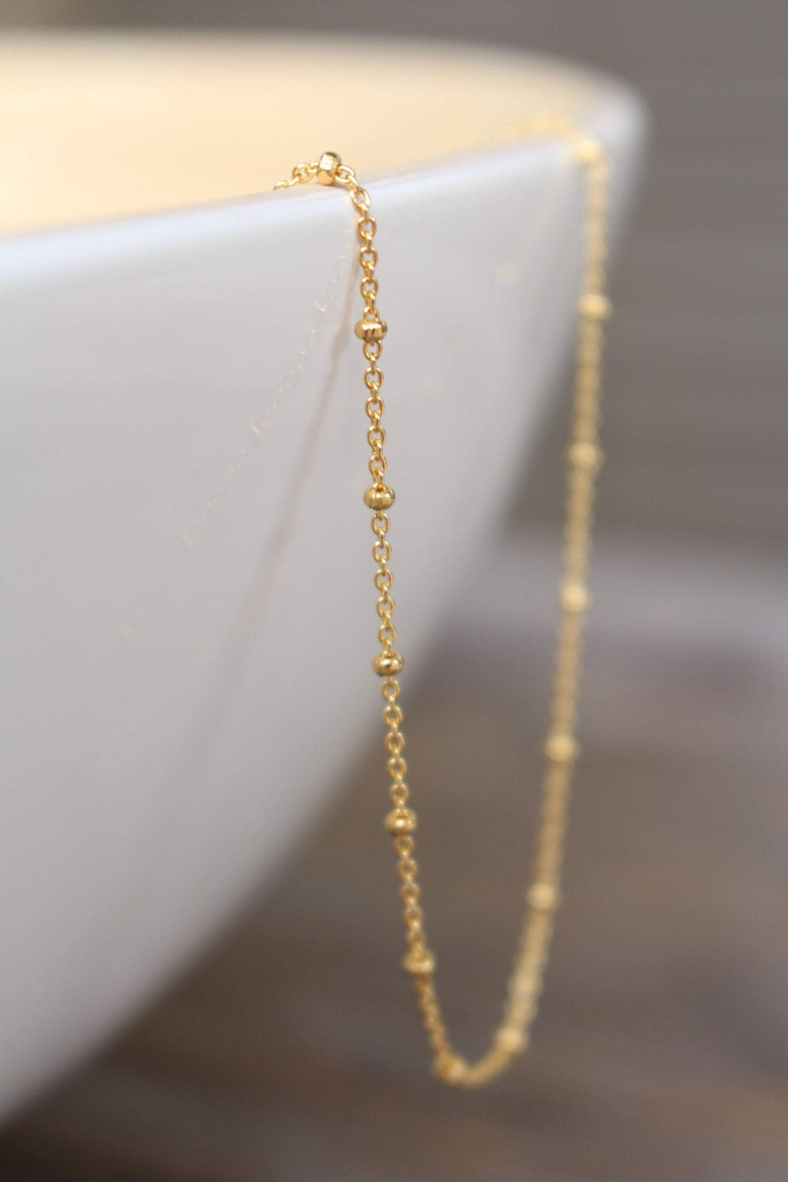 Angelina Dainty Satellite Chain Necklace LATUKI 