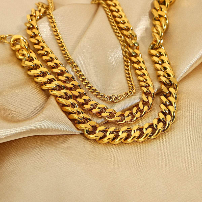 Cuban Chain GOLD FILLED Anklet, Curb Chain Anklet, Gold Chain Anklet, Thick Chain Anklet, Chunky Chain Anklet, Beach Anklet, 3mm, 6mm, 8mm LATUKI 