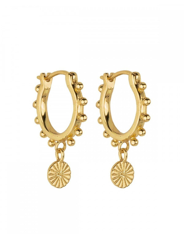 Gold dangle earrings, Gold hoop earrings, Huggie hoop earrings, Gold drop earrings, Boho earrings, Silver hoop earrings, minimalist hoop LATUKI 