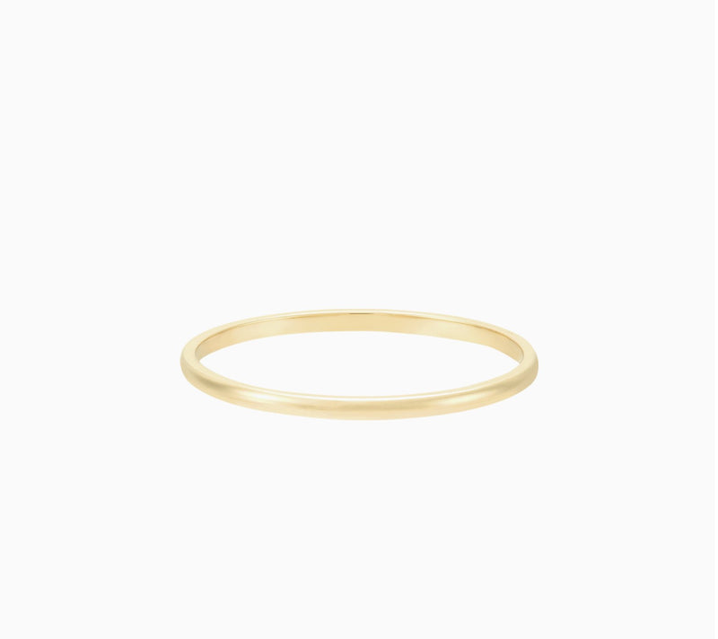Gold Stacking Ring | Sterling Silver, 18k Gold, Filled Stacking Ring | Ultra Thin Gold Ring | Dainty Ring | Midi Ring | Minimalist Ring | LATUKI 