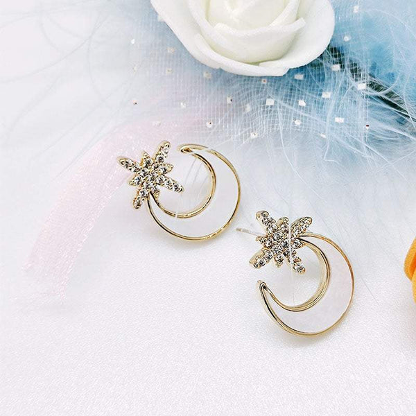 Lula Moon and Star Stud Earrings LATUKI 