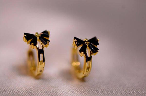 Mini bow Earrings LATUKI Gold 