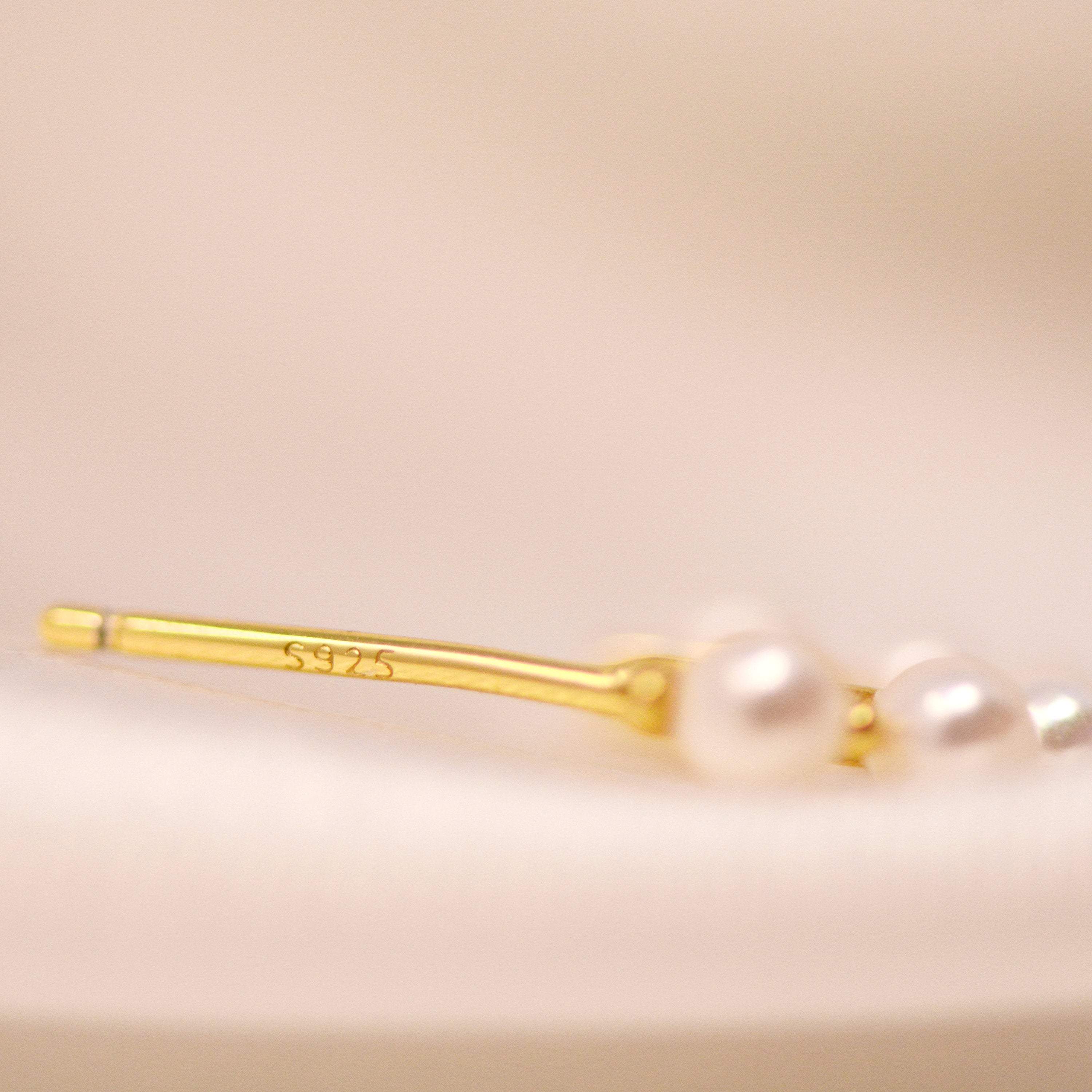 Pearl hoop earrings • small hoop • dainty studs • 18kGold • sterling silver • 925 Silver • Mini hoop earrings • dainty earrings • LATUKI 